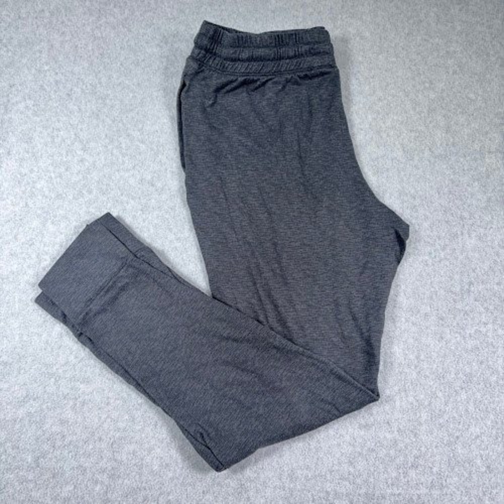 Jaclyn Intimates Lounge Jogger Pants Womens Large Dark Gray Drawstring Waist